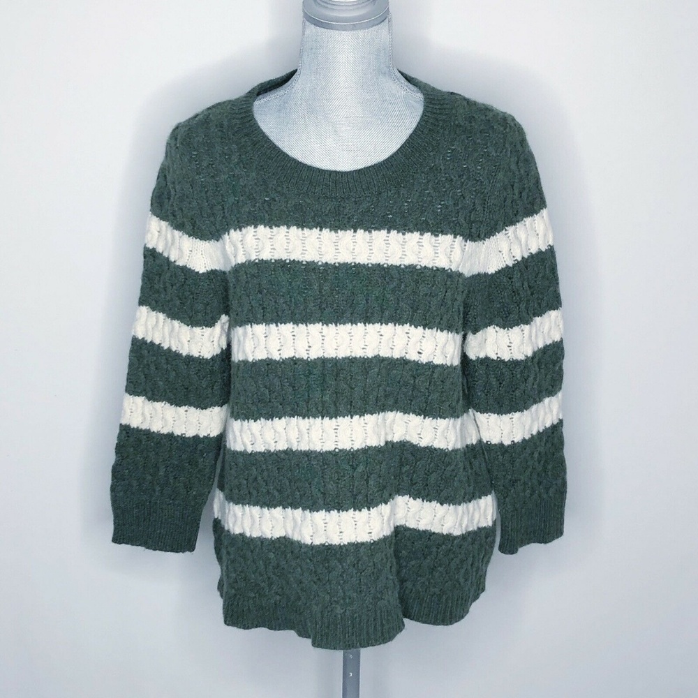 J.CREW Sweater Long Sleeve Knit Green Small (Y27) - Picture 1 of 5